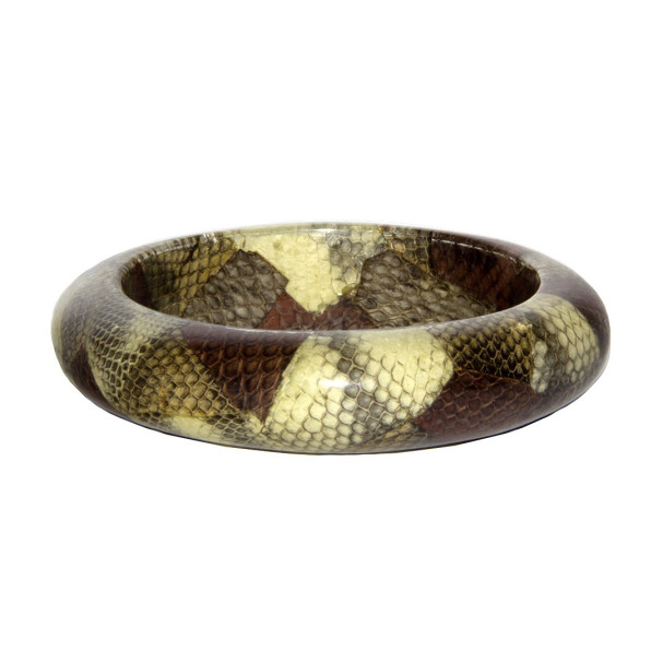 Гривна Snake Skin Resin